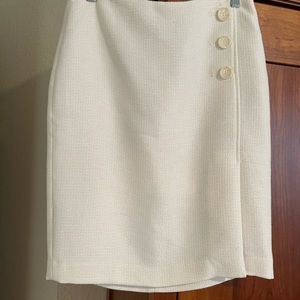 Ann Taylor white skirt